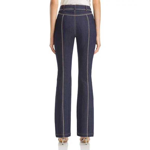 CINQ A SEPT SANTI Zipper Trim Jeans - Picture 3 of 15